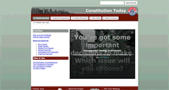 Desktop Screenshot of constitution.teachingmatters.org