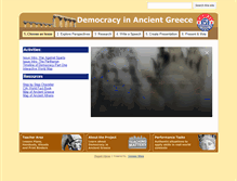 Tablet Screenshot of greece.teachingmatters.org